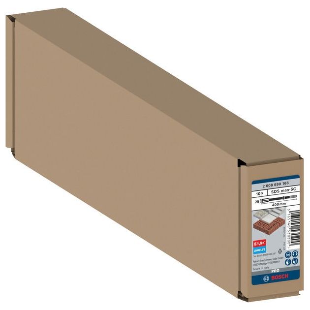 Плоское зубило BOSCH RTec Sharp 25 мм SDS-max 10 шт 400 мм, фото , изображение 2 | SNABZHENIE.com.ua Плоское зубило BOSCH RTec Sharp 25 мм SDS-max 10 шт 400 мм, фото , изображение 2 | SNABZHENIE.com.ua