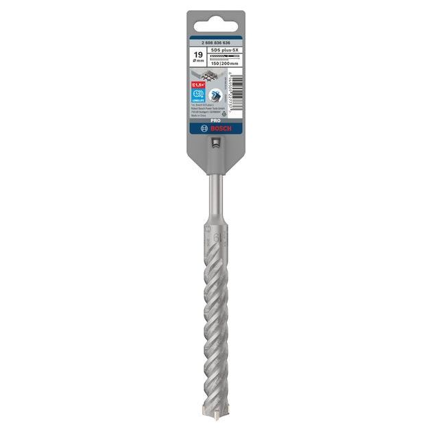 Бур для бетона 19x150 мм, SDS Plus 5X BOSCH (2608836636), фото , изображение 2 | SNABZHENIE.com.ua
