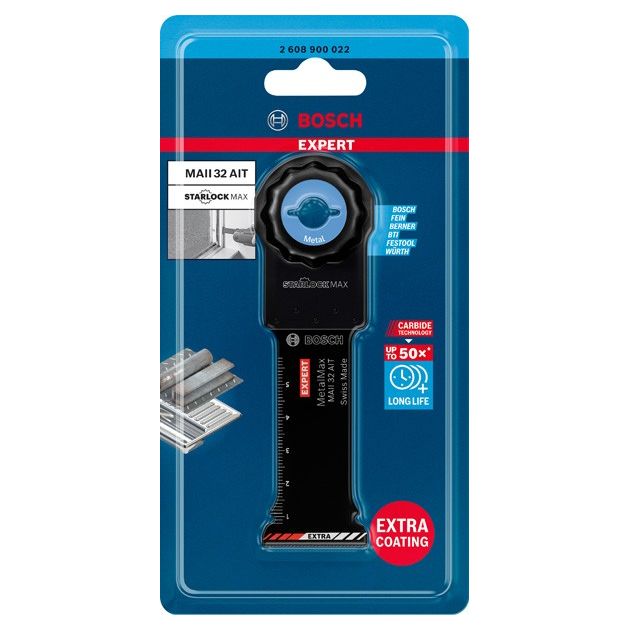 Полотно для багатофункціональних машин EXPERT MetalMax MAII 32 AIT, 70 x 32 мм BOSCH, фото , зображення 2 | SNABZHENIE.com.ua