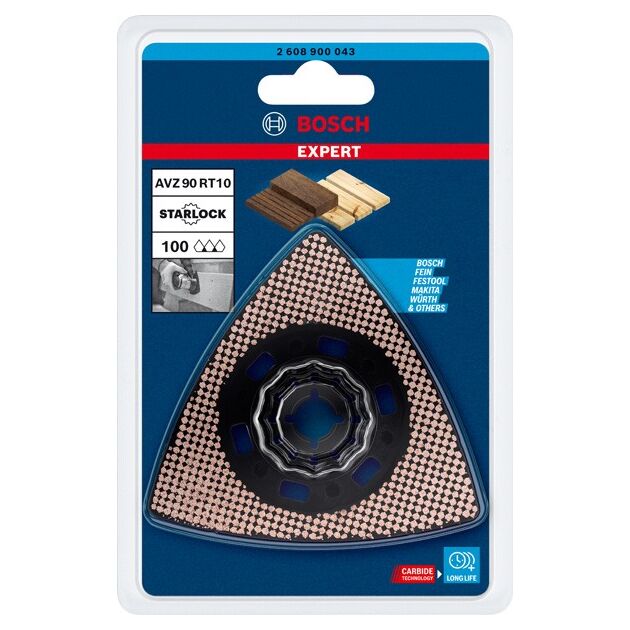 Полотно для багатофункціональних машин EXPERT Sanding Plate AVZ 90 RT10, 90 мм BOSCH, фото , зображення 2 | SNABZHENIE.com.ua Полотно для багатофункціональних машин EXPERT Sanding Plate AVZ 90 RT10, 90 мм BOSCH, фото , зображення 2 | SNABZHENIE.com.ua