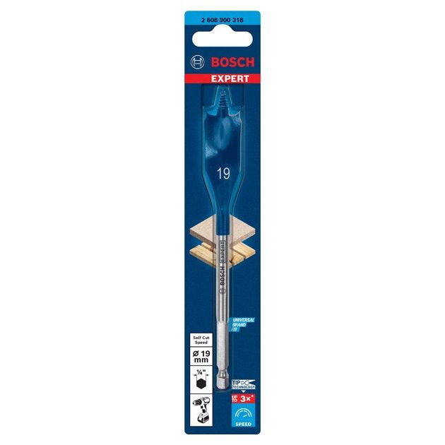 Сверло BOSCH EXPERT Self Cut Speed Spade, 19 x 152 мм, фото , изображение 2 | SNABZHENIE.com.ua