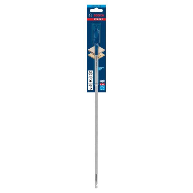 Сверло EXPERT Self Cut Speed Spade, 16 x 400 мм BOSCH, фото , изображение 2 | SNABZHENIE.com.ua Сверло EXPERT Self Cut Speed Spade, 16 x 400 мм BOSCH, фото , изображение 2 | SNABZHENIE.com.ua