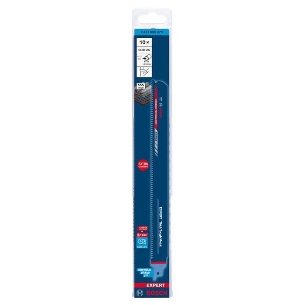 Полотно для пиляння EXPERT 'Thick Tough Metal' S 1255 CHC, 10 шт. BOSCH, фото , изображение 2 | SNABZHENIE.com.ua Полотно для пиляння EXPERT 'Thick Tough Metal' S 1255 CHC, 10 шт. BOSCH, фото , изображение 2 | SNABZHENIE.com.ua