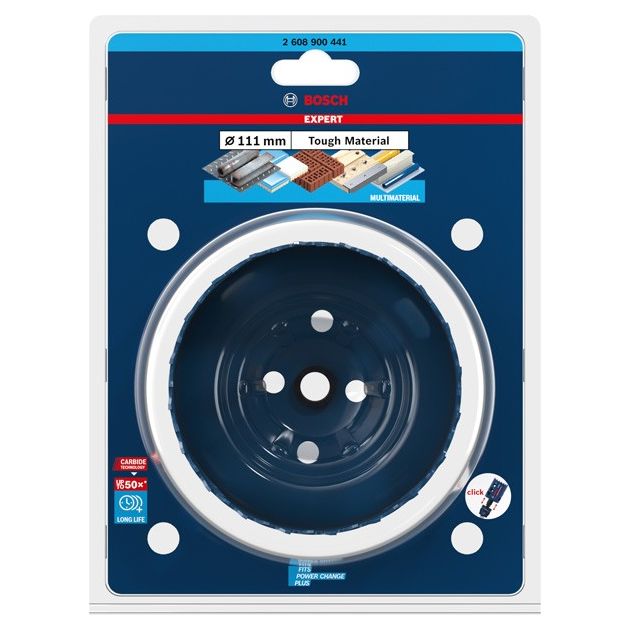 Коронка EXPERT Tough Material, 111 x 60 мм BOSCH, фото , зображення 2 | SNABZHENIE.com.ua