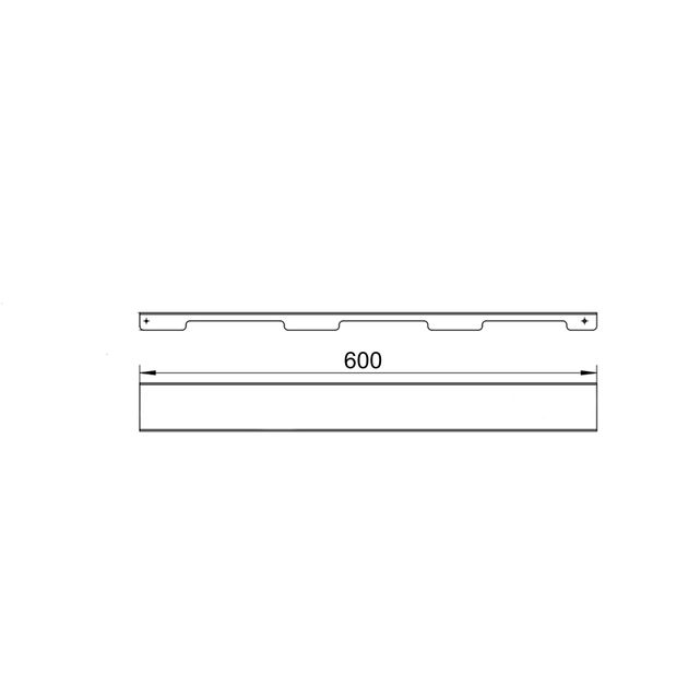 Решітка для лінійного трапа SUS304 Grate FA600 (NKS) Qtap, фото , зображення 2 | SNABZHENIE.com.ua Решітка для лінійного трапа SUS304 Grate FA600 (NKS) Qtap, фото , зображення 2 | SNABZHENIE.com.ua