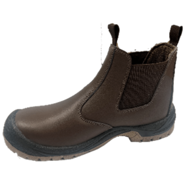 Низкие рабочие чоботы YATO CHELSEA, коричневые, размер 42, полиуретановая подошва, фото , изображение 2 | SNABZHENIE.com.ua