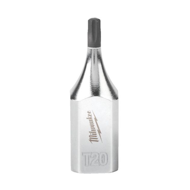 Головка торцевая хромированная ⅜″ MILWAUKEE с битой TORX T20, фото  | SNABZHENIE.com.ua