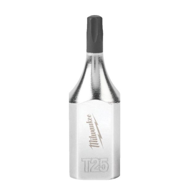 Головка торцевая хромированная ⅜″ MILWAUKEE с битой TORX T25, фото  | SNABZHENIE.com.ua