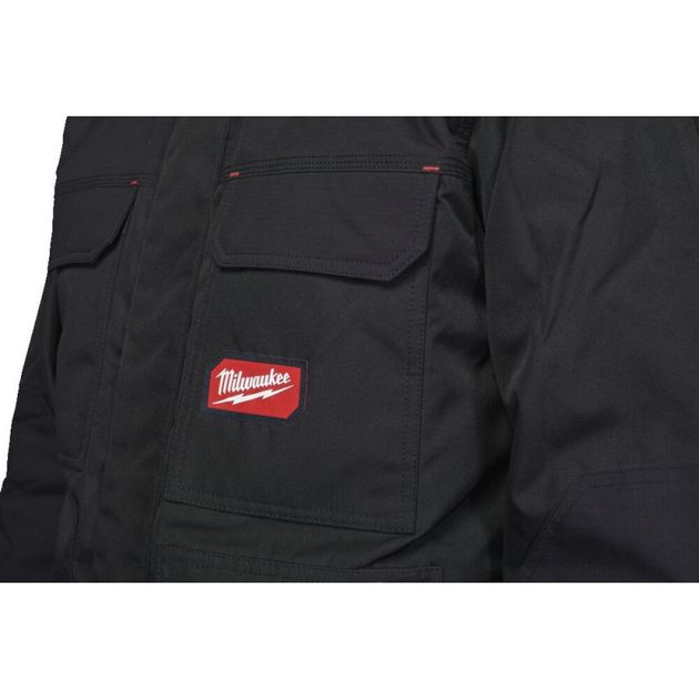 Рабочая куртка MILWAUKEE WJ, черная, размер XL, фото , изображение 5 | SNABZHENIE.com.ua Рабочая куртка MILWAUKEE WJ, черная, размер XL, фото , изображение 5 | SNABZHENIE.com.ua
