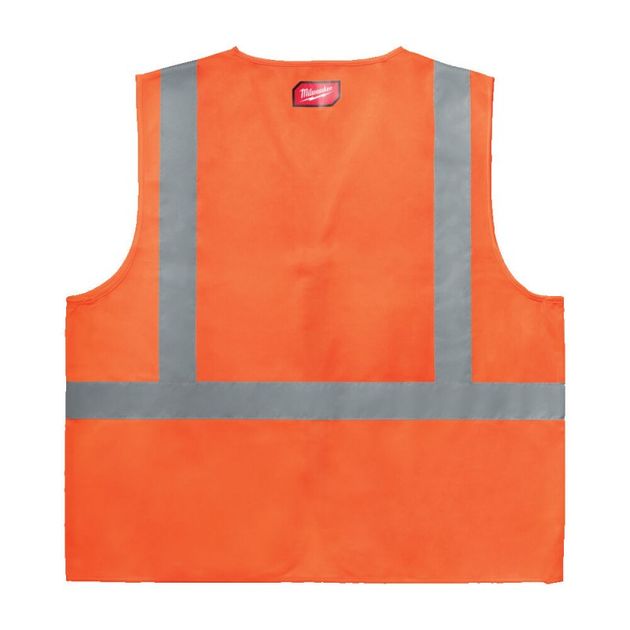 Жилет сигнальний Hi-Viz MILWAUKEE, оранжевий (4XL/5XL), фото , зображення 2 | SNABZHENIE.com.ua Жилет сигнальний Hi-Viz MILWAUKEE, оранжевий (4XL/5XL), фото , зображення 2 | SNABZHENIE.com.ua