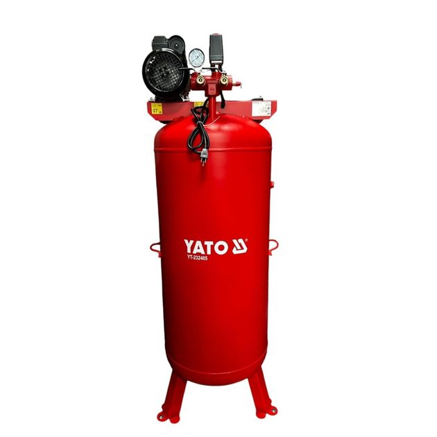 Компрессор YATO 230 В, 2.8 кВт, 8 Бар, 290 л/мин, ресивер 227 л, YT-232405, фото  | SNABZHENIE.com.ua