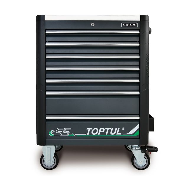 Тележка инструментальная для автосервиса 7 секций TOPTUL TCAS0703, фото , изображение 2 | SNABZHENIE.com.ua