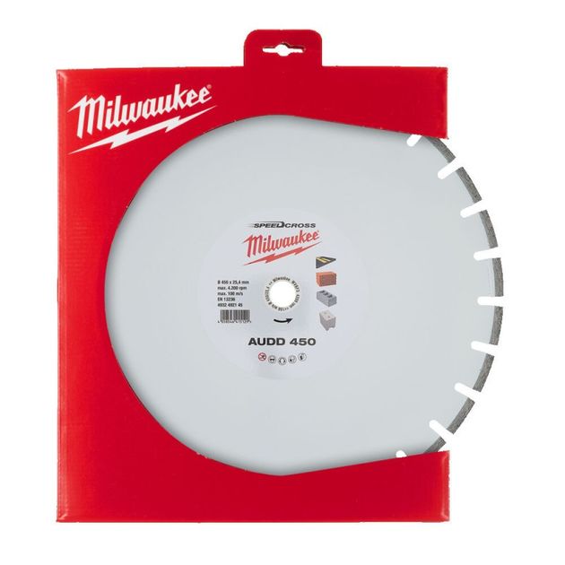 Диск алмазный Speedcross MILWAUKEE AUDD 450, Ø450 мм, фото  | SNABZHENIE.com.ua