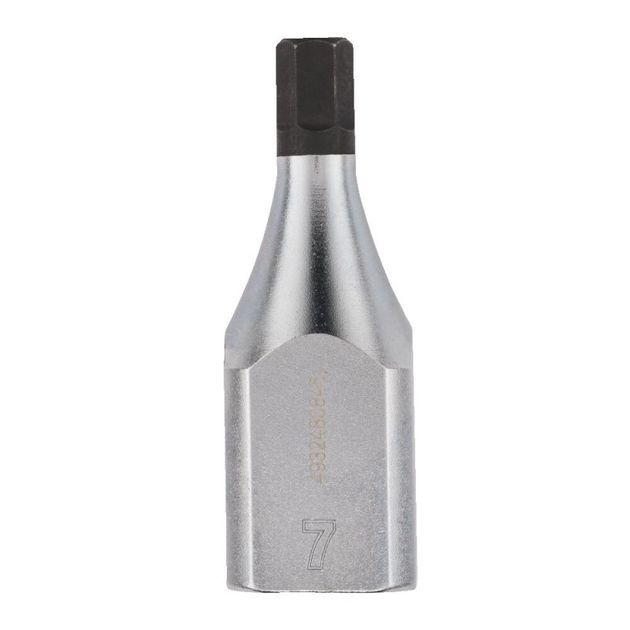Головка торцевая хромированная ½” MILWAUKEE с битой Hex, 7мм, фото  | SNABZHENIE.com.ua