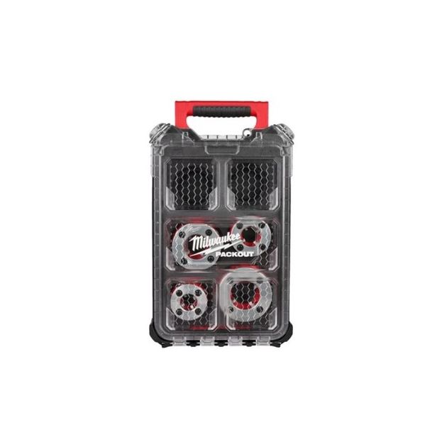 Набор плашек MILWAUKEE FPT114HK BSPT сплав (4 шт), PACKOUT 4932480250, фото  | SNABZHENIE.com.ua