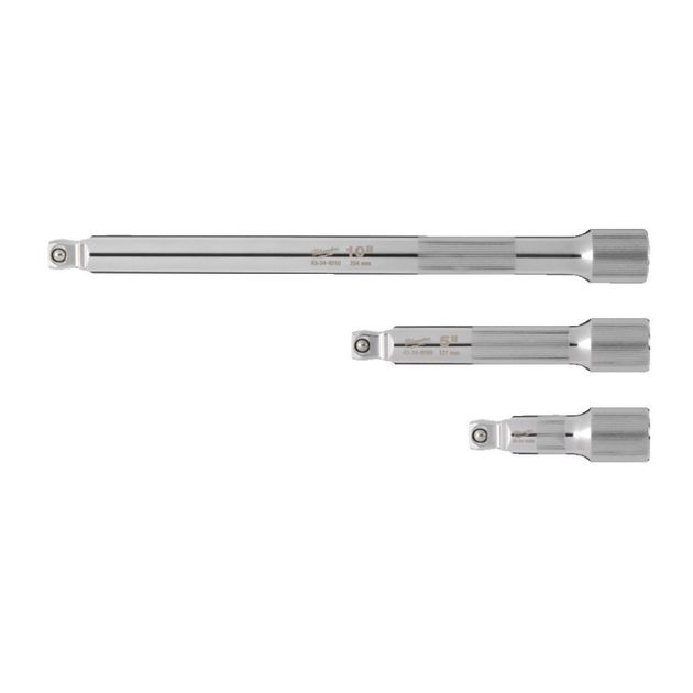 Набор удлинителей Wobble хромированных MILWAUKEE 1/2" (3 шт), фото , изображение 3 | SNABZHENIE.com.ua Набор удлинителей Wobble хромированных MILWAUKEE 1/2" (3 шт), фото , изображение 3 | SNABZHENIE.com.ua