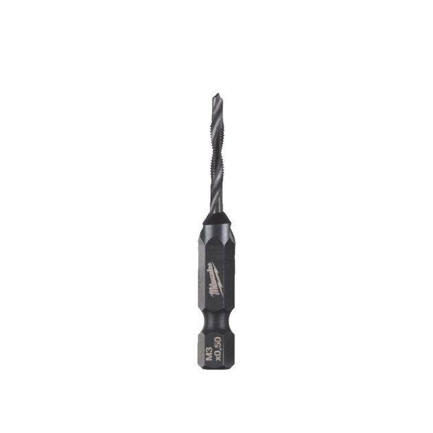 Сверло комбинированное 3-в-1 HSS-G MILWAUKEE 1/4 Hex M3x52мм, фото  | SNABZHENIE.com.ua