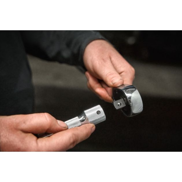 Подовжувач хромований для головок MILWAUKEE, ¼”, з фіксатором, 152мм, фото , зображення 2 | SNABZHENIE.com.ua Подовжувач хромований для головок MILWAUKEE, ¼”, з фіксатором, 152мм, фото , зображення 2 | SNABZHENIE.com.ua