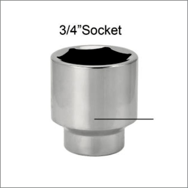 Головка торцевая HOEGERT 3/4 HT1A518, фото  | SNABZHENIE.com.ua