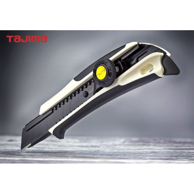 Нож строительный TAJIMA DORAFIN 18 мм с винтовым фиксатором, фото , изображение 3 | SNABZHENIE.com.ua Нож строительный TAJIMA DORAFIN 18 мм с винтовым фиксатором, фото , изображение 3 | SNABZHENIE.com.ua
