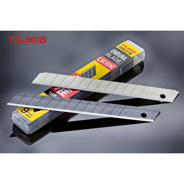 Лезвия для ножа 9 мм TAJIMA LB30N, 10 шт, ультра прочные, фото  | SNABZHENIE.com.ua