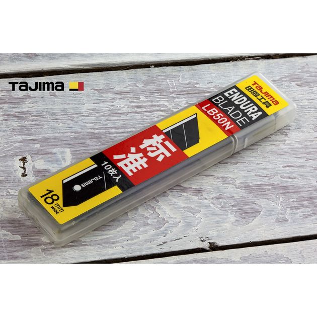 Лезвия для ножа 18 мм TAJIMA LB50N (Япония) 10 шт. сегментные, фото , изображение 7 | SNABZHENIE.com.ua Лезвия для ножа 18 мм TAJIMA LB50N (Япония) 10 шт. сегментные, фото , изображение 7 | SNABZHENIE.com.ua