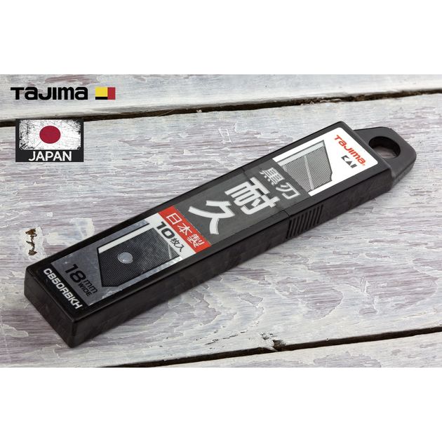 Лезвия TAJIMA 18 мм черные сегментные (10 шт) для ножа CB50RBKH, фото , изображение 8 | SNABZHENIE.com.ua Лезвия TAJIMA 18 мм черные сегментные (10 шт) для ножа CB50RBKH, фото , изображение 8 | SNABZHENIE.com.ua