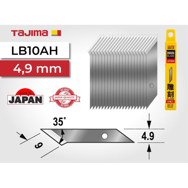 Лезвие для ножа TAJIMA LC101B LB10AH (Япония) 10 шт, фото , изображение 2 | SNABZHENIE.com.ua Лезвие для ножа TAJIMA LC101B LB10AH (Япония) 10 шт, фото , изображение 2 | SNABZHENIE.com.ua