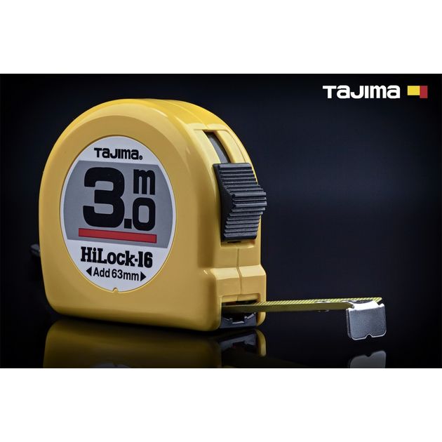 Рулетка строительная TAJIMA HI LOCK 3м х 16мм, фото  | SNABZHENIE.com.ua