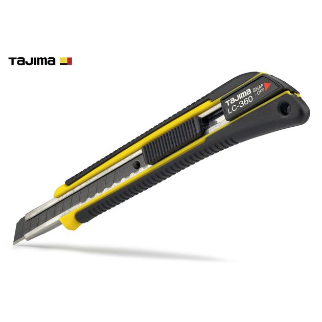 Ніж будівельний 9 мм TAJIMA (Японія) LC360B автоматичний фіксатор GRI 360, фото , зображення 3 | SNABZHENIE.com.ua Ніж будівельний 9 мм TAJIMA (Японія) LC360B автоматичний фіксатор GRI 360, фото , зображення 3 | SNABZHENIE.com.ua