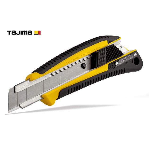 Нож строительный TAJIMA 18 мм с автоматическим фиксатором, фото , изображение 5 | SNABZHENIE.com.ua Нож строительный TAJIMA 18 мм с автоматическим фиксатором, фото , изображение 5 | SNABZHENIE.com.ua