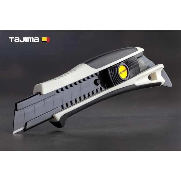 Нож строительный TAJIMA DORAFIN 18 мм с автоматическим фиксатором DFC-L560W, фото  | SNABZHENIE.com.ua