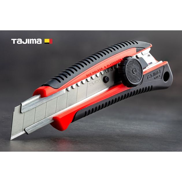 Нож строительный TAJIMA 18 мм с винтовым фиксатором LC561B, фото  | SNABZHENIE.com.ua