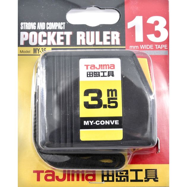 Рулетка будівельна 3,5м х 13мм TAJIMA (Японія) MY-CONVE MY-35, фото , зображення 6 | SNABZHENIE.com.ua Рулетка будівельна 3,5м х 13мм TAJIMA (Японія) MY-CONVE MY-35, фото , зображення 6 | SNABZHENIE.com.ua