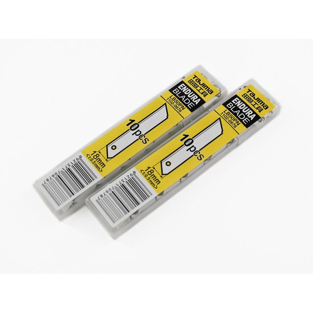 Лезвія для ножа 18 мм безсегментні TAJIMA (Японія) LB50PN ультра гострі 10 шт, фото , зображення 5 | SNABZHENIE.com.ua