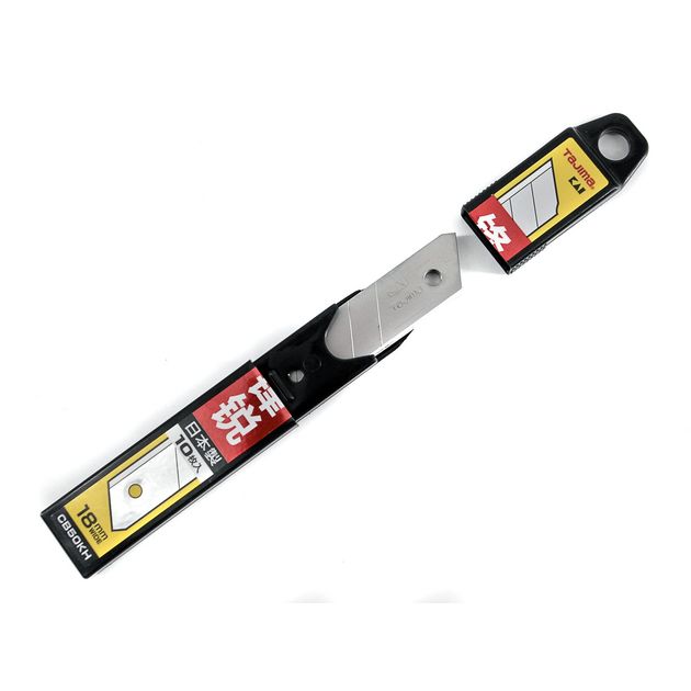 Лезвия для ножа 18 мм TAJIMA CB50KH, 10 шт, ультра острые, фото , изображение 9 | SNABZHENIE.com.ua Лезвия для ножа 18 мм TAJIMA CB50KH, 10 шт, ультра острые, фото , изображение 9 | SNABZHENIE.com.ua