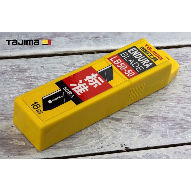 Лезвя для ножа 18 мм TAJIMA (Японія) LB50-50 сегментні 50 шт, фото , зображення 4 | SNABZHENIE.com.ua Лезвя для ножа 18 мм TAJIMA (Японія) LB50-50 сегментні 50 шт, фото , зображення 4 | SNABZHENIE.com.ua
