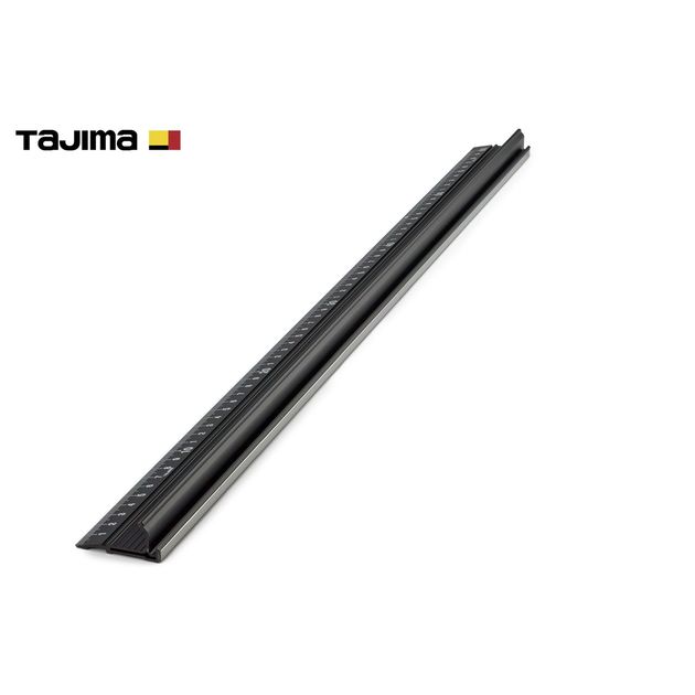 Алюминиевая линейка TAJIMA 600 мм антискользящая с бортиком, фото  | SNABZHENIE.com.ua