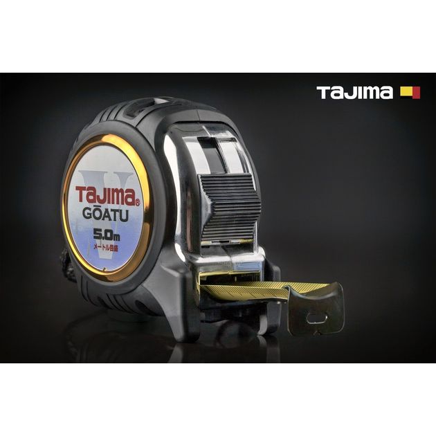 Рулетка TAJIMA GOATU G LOCK 5м х 25мм, ударопрочная, Япония, фото  | SNABZHENIE.com.ua