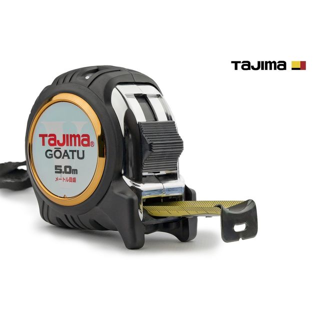 Рулетка будівельна 5м х 25мм TAJIMA (Японія) GOATU G LOCK ударостійка посилена стрічка, фото , зображення 3 | SNABZHENIE.com.ua Рулетка будівельна 5м х 25мм TAJIMA (Японія) GOATU G LOCK ударостійка посилена стрічка, фото , зображення 3 | SNABZHENIE.com.ua