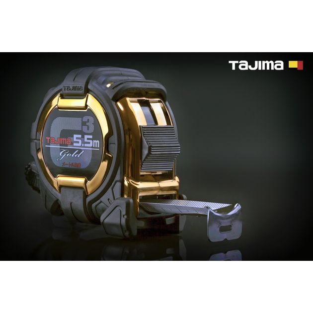 Рулетка TAJIMA G3 LOCK 5,5м х 25мм ударопрочная, фото  | SNABZHENIE.com.ua