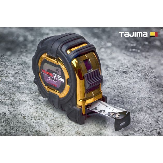 Рулетка строительная TAJIMA 7,5м х 25мм G3 LOCK ударопрочная, фото , изображение 2 | SNABZHENIE.com.ua Рулетка строительная TAJIMA 7,5м х 25мм G3 LOCK ударопрочная, фото , изображение 2 | SNABZHENIE.com.ua