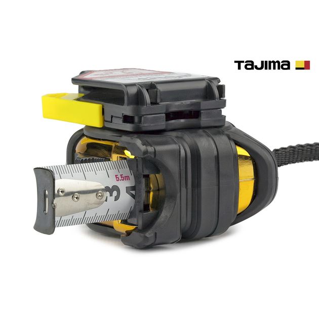 Рулетка TAJIMA G3 LOCK 5,5м х 25мм ударопрочная с держателем на пояс, фото , изображение 5 | SNABZHENIE.com.ua Рулетка TAJIMA G3 LOCK 5,5м х 25мм ударопрочная с держателем на пояс, фото , изображение 5 | SNABZHENIE.com.ua
