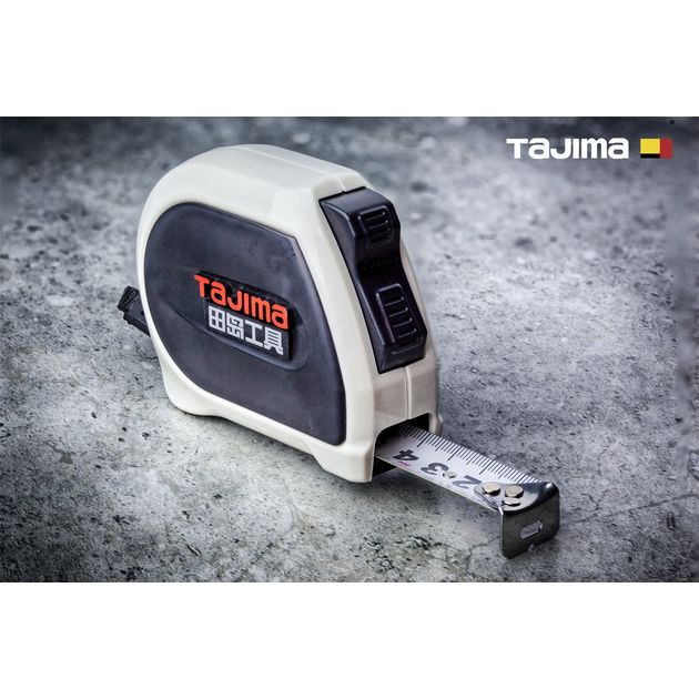 Рулетка TAJIMA 5м х 19мм с автоматическим фиксатором SIGMA, фото , изображение 2 | SNABZHENIE.com.ua Рулетка TAJIMA 5м х 19мм с автоматическим фиксатором SIGMA, фото , изображение 2 | SNABZHENIE.com.ua