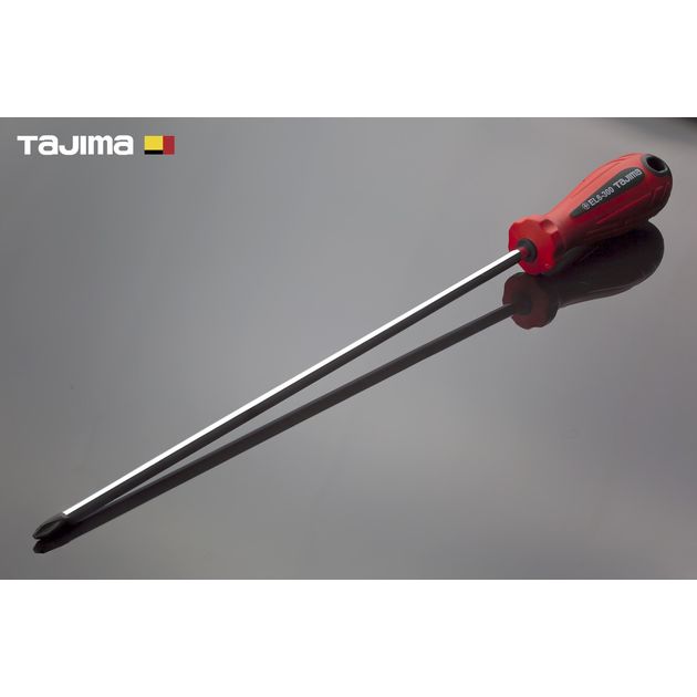 Отвертка крестовая PH2 х 410 мм магнитная TAJIMA EL (Япония) 1301-0922, фото  | SNABZHENIE.com.ua