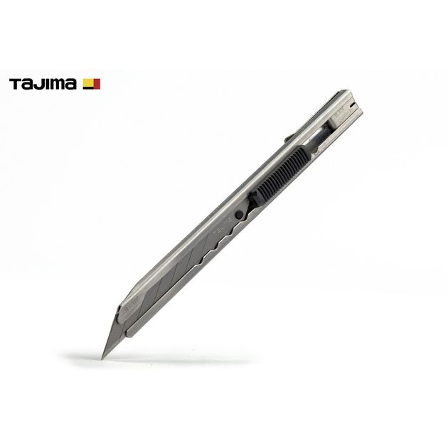 Нож строительный TAJIMA 9 мм с автоматическим фиксатором, угол 30°, фото , изображение 5 | SNABZHENIE.com.ua Нож строительный TAJIMA 9 мм с автоматическим фиксатором, угол 30°, фото , изображение 5 | SNABZHENIE.com.ua
