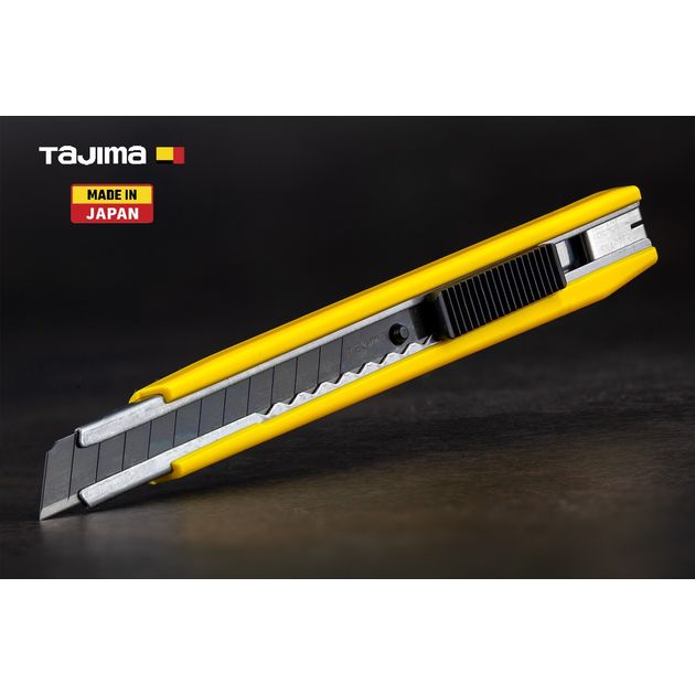 Нож строительный 9 мм TAJIMA LC303B с автоматическим фиксатором, фото  | SNABZHENIE.com.ua