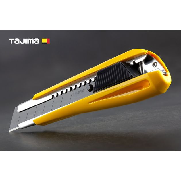 Нож строительный TAJIMA 18 мм LC550B с автоматическим фиксатором, фото , изображение 2 | SNABZHENIE.com.ua Нож строительный TAJIMA 18 мм LC550B с автоматическим фиксатором, фото , изображение 2 | SNABZHENIE.com.ua