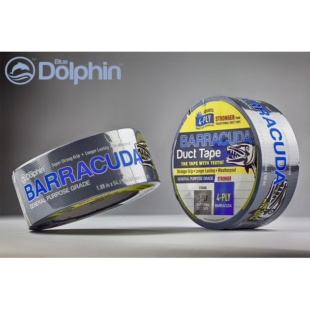 Универсальная лента Blue Dolphin BARRACUDA 48мм х 50м, серый цвет, фото  | SNABZHENIE.com.ua