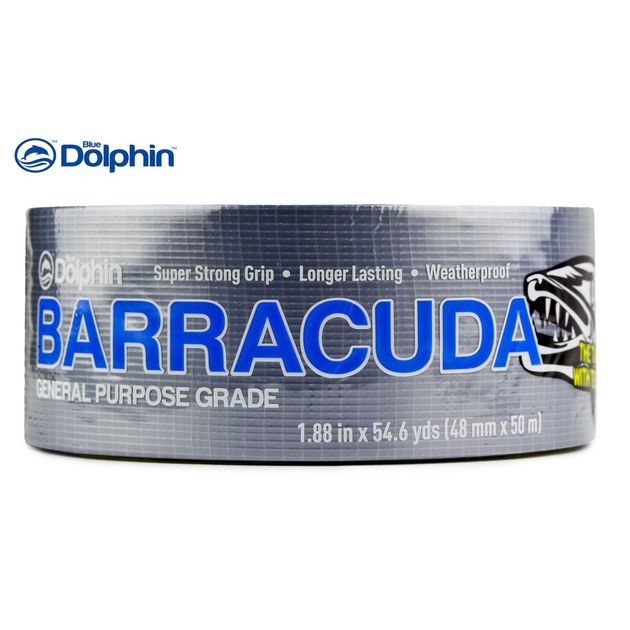 Универсальная лента Blue Dolphin BARRACUDA 48мм х 50м, серый цвет, фото , изображение 2 | SNABZHENIE.com.ua Универсальная лента Blue Dolphin BARRACUDA 48мм х 50м, серый цвет, фото , изображение 2 | SNABZHENIE.com.ua